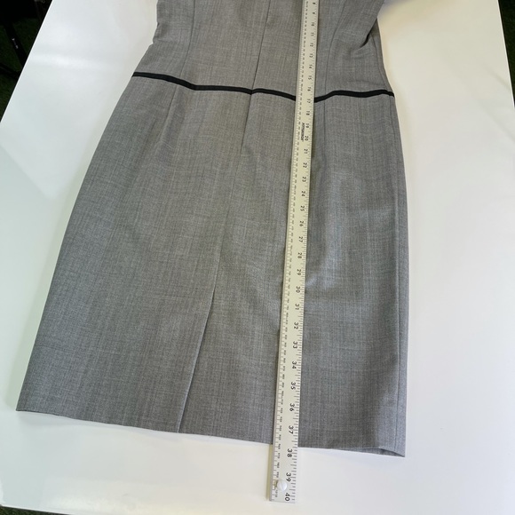Escada Wool Dress Sheath Gray Women Size 36 US 4 - Picture 6 of 10